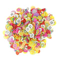 500g Soft Polymer Clay Fruits Slice 5mm Clay Lemon Kiwifruit Grape Strawberry Fruit Slices Sprinkle for Slime DIY Nails Supplies