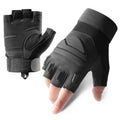 Non-slip Tactical Fingerless Gloves Hard Knuckle Driving Half Finger Gloves for Men and Women