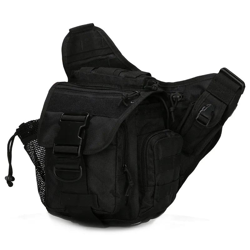 Tactical Shoulder Bag Hunting Hiking Climbing Outdoor Sports Saddle Bag Crossbody Camera Bag Waterproof Zipper Closure All