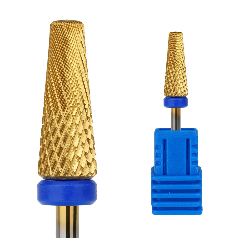 Crystal Nail Bit Carbide Rose Gold Carbide Nail Drill Bit Rose Gold Carbide Nail Drill Bit