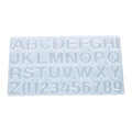 Promotional Letter Mold Silicone Resin Custom Alphabet Mold for Business Giveaway