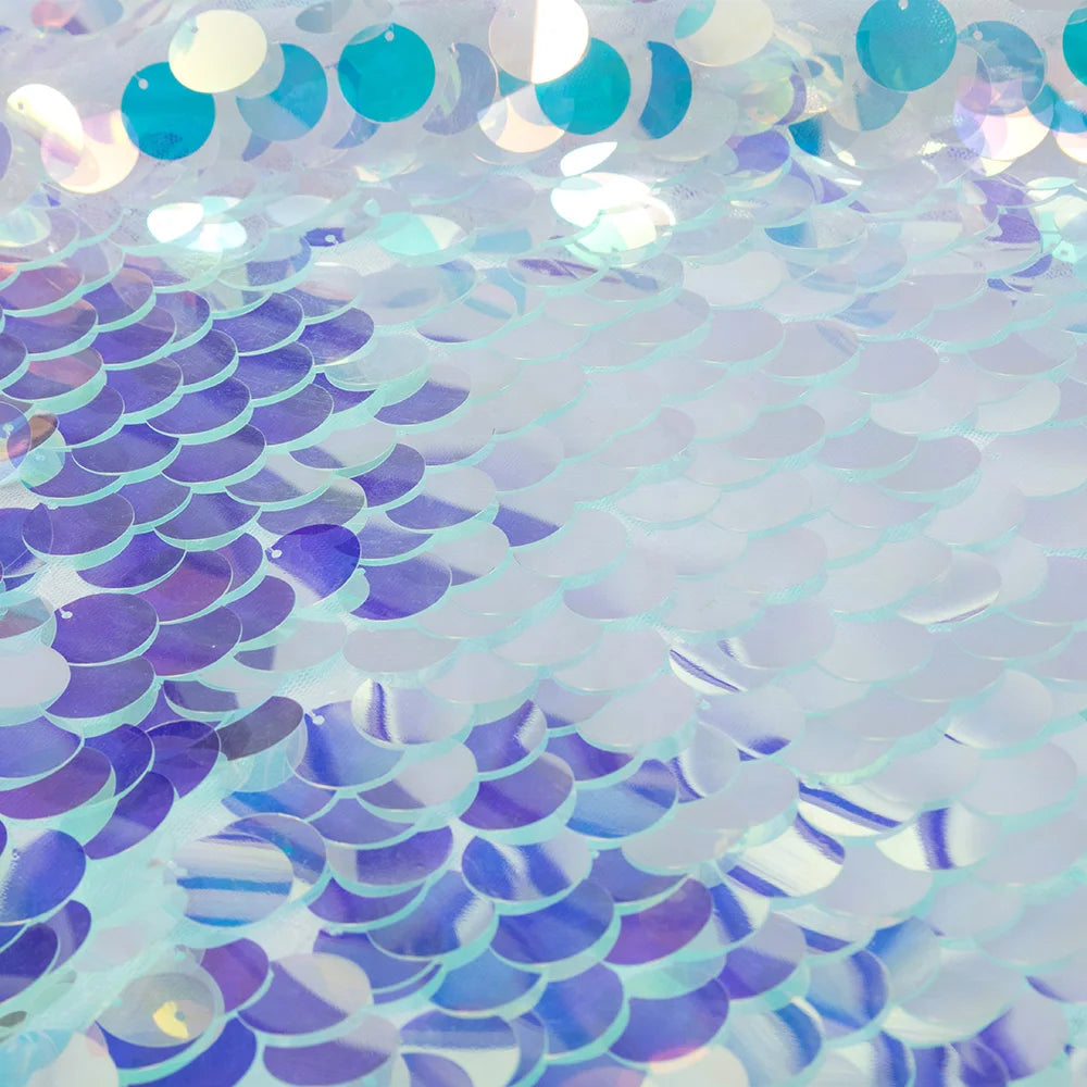 Fashion 3D Sequin Density Sequins Fabric Textile Mesh Fabric Shiny Net 8 Sequence Mesh Fabrics for Cheerslife 2023