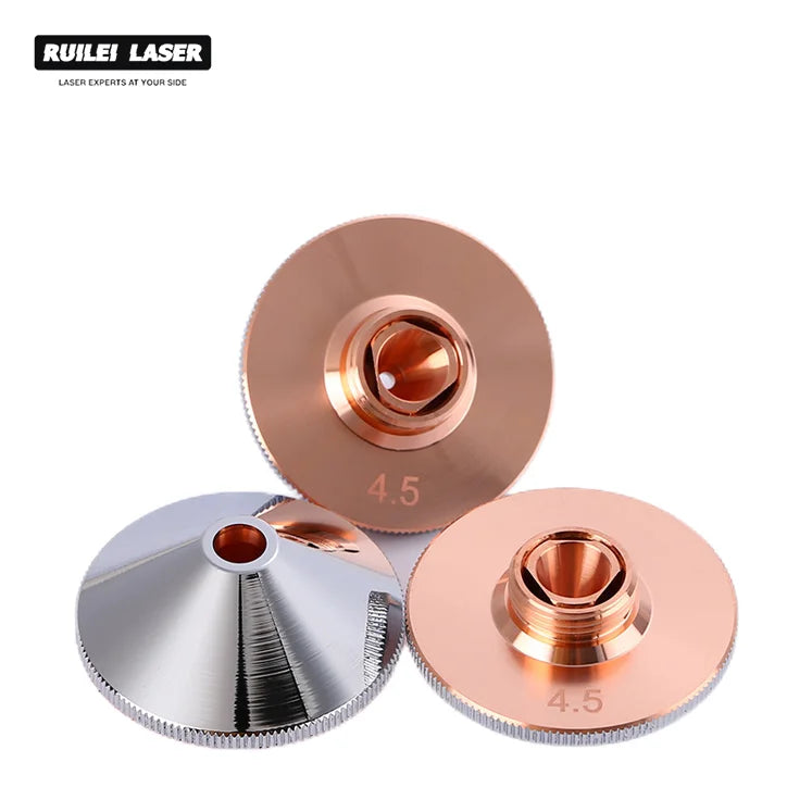 Double Layer Laser Cutting Nozzle 1.0mm~6.0mm Advanced Fiber Laser Cutting Nozzle for High Accuracy CNC Laser  D32-A-15-D