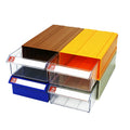 Wholesale Injection-Molded Square PE Plastic Drawer Small Organizer for Garage Workshop Storage Tool