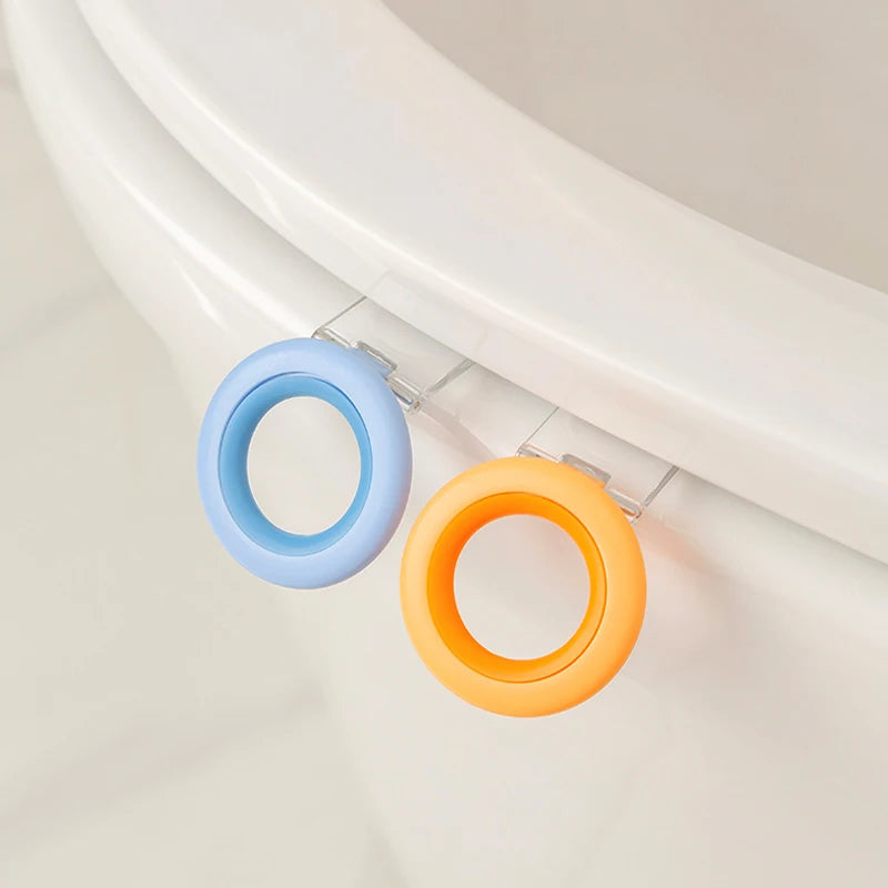 Toilet Lid Lifter Seat Handle Holder Toilet Lid Lifter Tool Seat Ring Flapper Bathroom Sanitary Closestool Holder