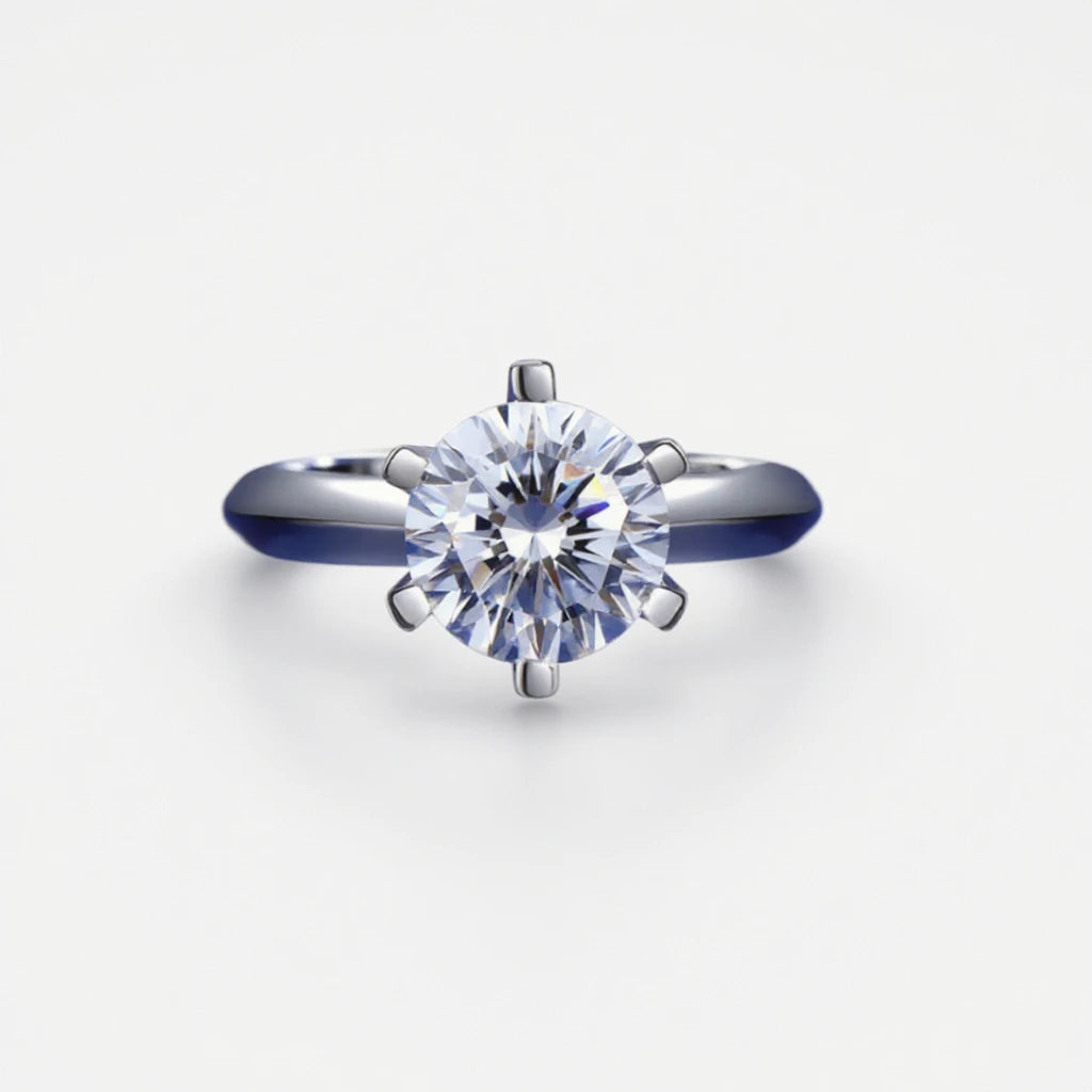 S925 Sterling Silver Moissanite Rings Exquisite Shiny Rings for Women Engagement Jewelry