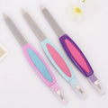 Stainless Steel Metal Nail File Cuticle Pusher Double Head Polisher Manicure Tool for Beginners Nail Foot File Nail Grinder