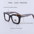 Wholesale Glasses Acetate Optical Frame Over Size Eyeglasses Mens Acetate Optic Frame Stock Eye Glasses