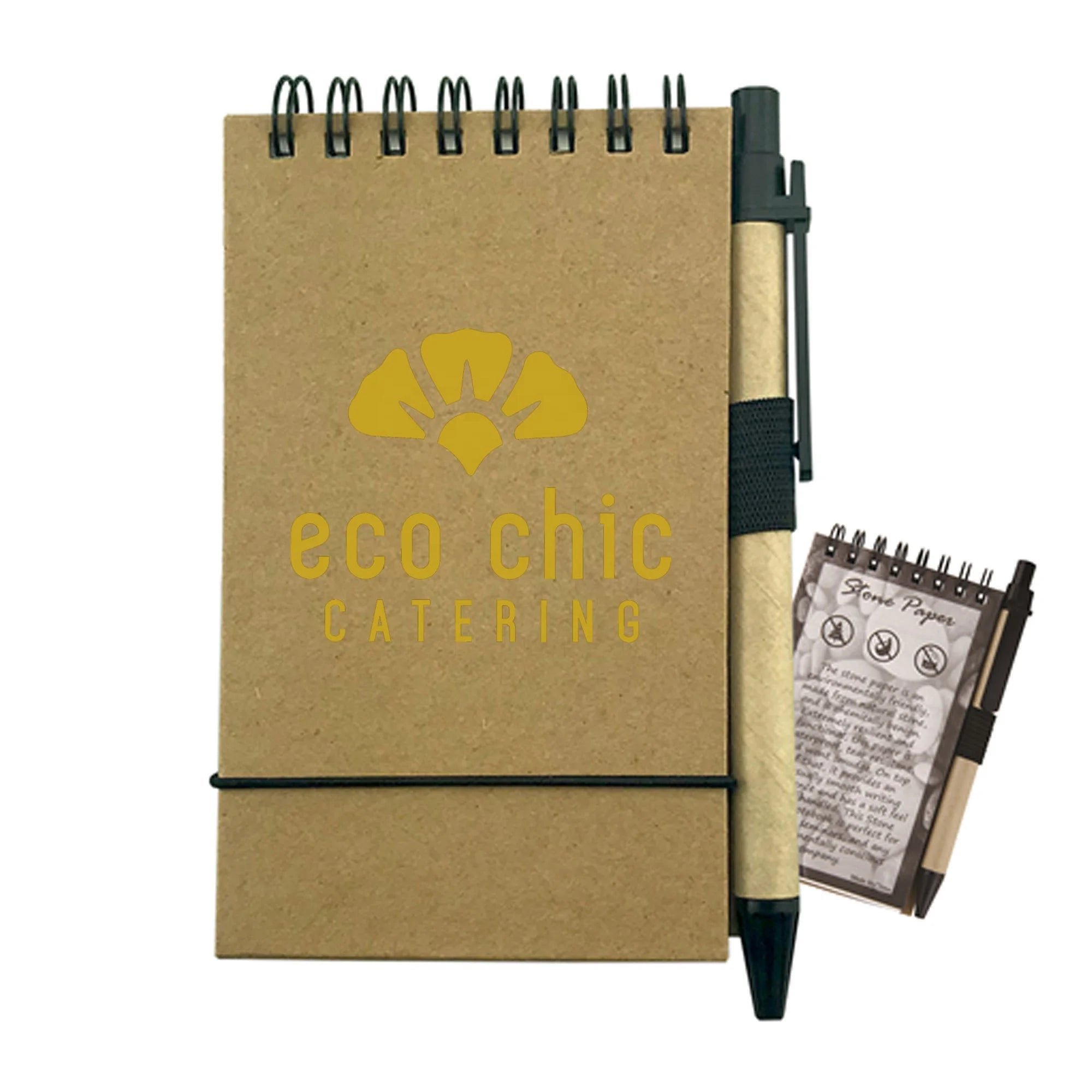 Promotional Pocket Size Stone Paper Notebook With Recycled Cardboard Cover in Stock NB003 Promotional Gifts Stone Paper NoteBook