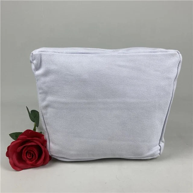 Custom Waterproof Cotton Canvas Makeup Tote Bag Fabric and Leather Storage Cosmetic Duffel for Travel