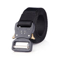 Fashion 32MM Zinc Alloy Metal Buckle Canvas Belt Tactical Nylon Belt Outdoor Men's Leisure Fabric Belt