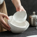 Large Porcelain Restaurant Serving Bowls Disposable Slanted Curve Salad Pasta Fruit Macaroni Taco Sauces for Wedding Parties