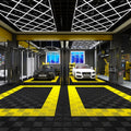 Modern Design Interlock PP Garage Flooring Tiles PVC Slab Rib Garage Floor Mat for Outdoor Sports Venues Hotels
