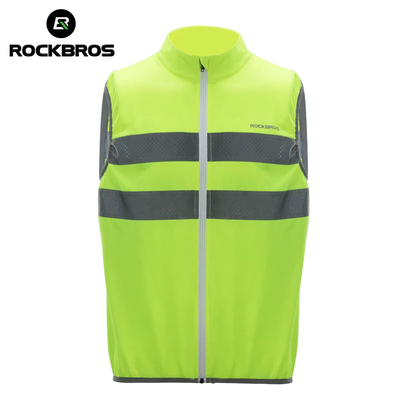ROCKBROS Cycling Cheap Good Quality Reflective Safety Vest with logo Jackets Reflective Safety Clothing