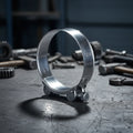Super Quality THEONE Single Bolt Electroplated Stainless Steel 304 Metric Hose Clamp for Pipe