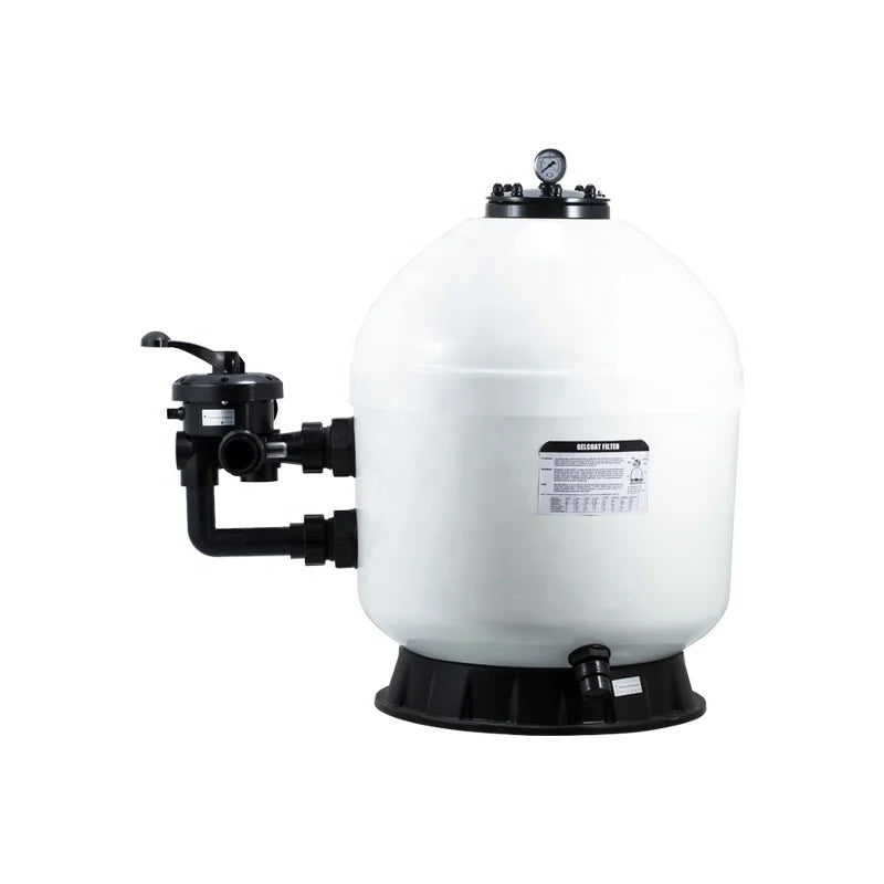 2024 New Commercial Swimming Pool Filtration System Equipment Fiberglass Sand Filter Side Mount Sand Tank for Aquarium