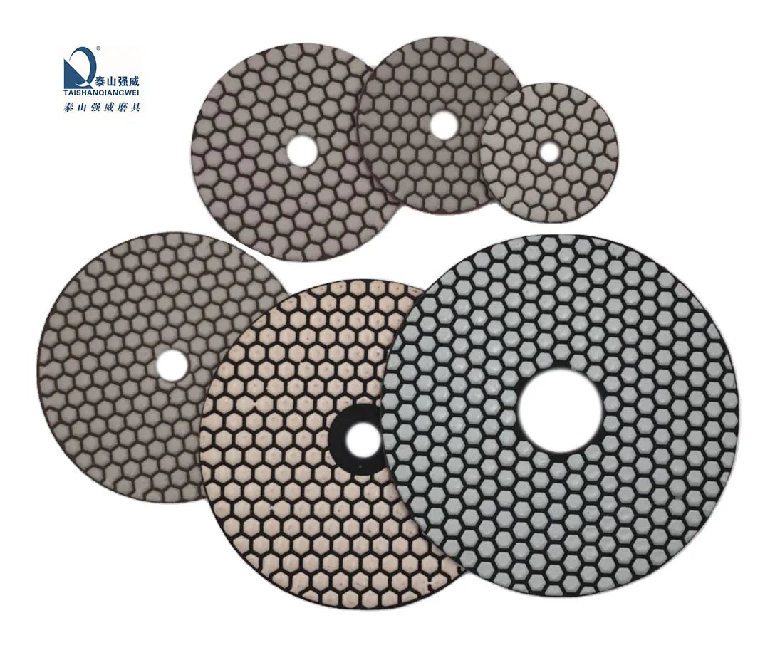 150mm Dry Diamond Polish Pads for Marble Granite Floor Quartz Make Grinding Discs Machine Manufacturer