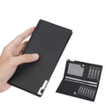 New Men's Fashion Long Style High-end Open Closure Portable Multi Slot PU Leather Wallet Synthetic Leather Lining Flower Pattern
