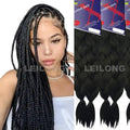 48 Inch 170 Gram 2 Bundles Pre Stretched Braiding Hair Yaki Texture Hot Water Easy Braiding Hair