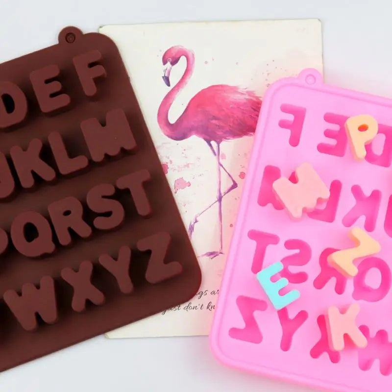STOCK Silicone Mold Back Tray 26 English Words
