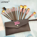 Pro Foundation Eyebrow Eyeshadow Powder Makeup Brush Set 15pcs Cosmetic Brush Kit with Wood Handle Essential Makeup Tools