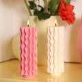 Nicole Handmade Custom Big Size Food Grade Eco-Friendly Round Silicone Candle Molds Dishwasher Safe