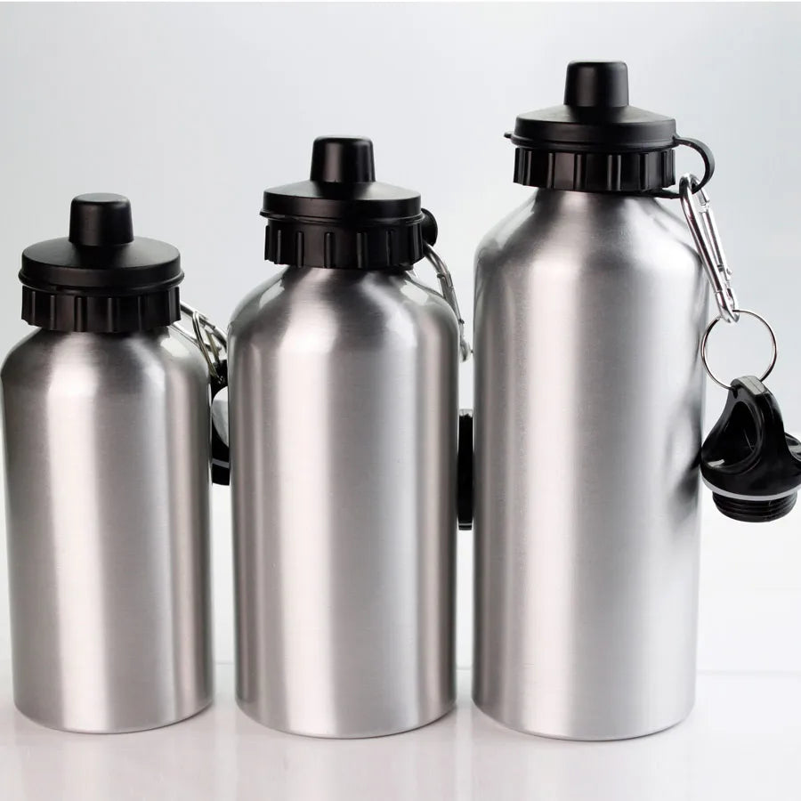 Topjlh Wholesale Custom Logo Printing Sublimation Blanks Metal Aluminum Bike Sports Water Bottle