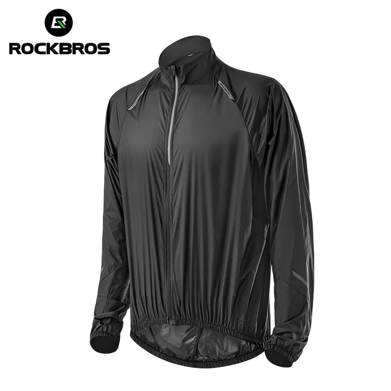 ROCKBROS Road Bike Wear Bicycle Mens Cycling Clothing Set Unisex Outdoor Lightweight Breathable Windbreaker Jackets Clothing