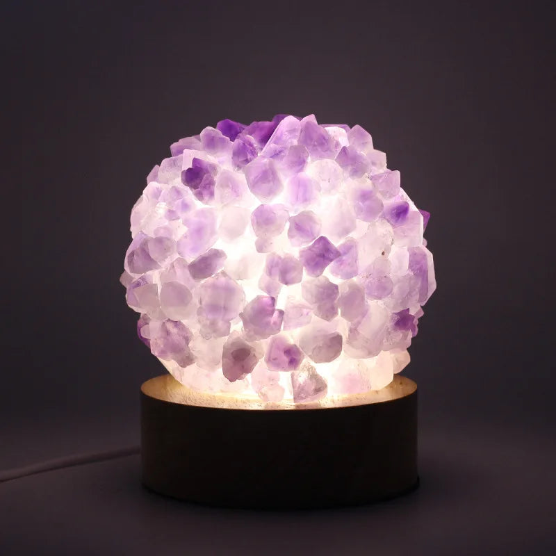 DIY Wholesale natural quartz chips gemstone tumbled stone rainbow fluorite lamps healing stones for Home Decoration