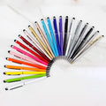 Hot Sale Colorful Cheap Promotional Pens Gift Cross Stylus Ballpoint Pen Custom Logo Printed Hotel Aluminum Touch Pen for Phone