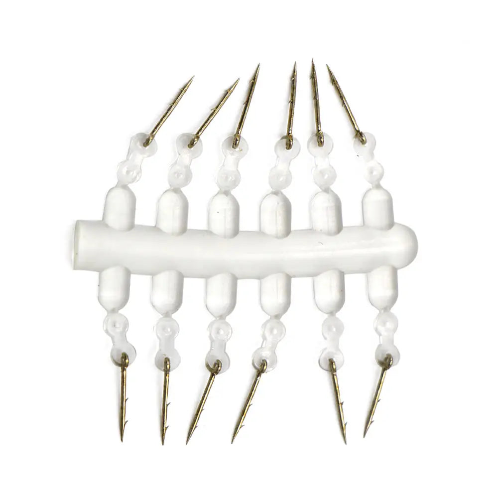 Selco Metal Bait Spike Carp Fishing Hook Bait Sting Boilie Pin with Clear Rubber Corn Ronnie Hair Rig STEEL STING WITH SILICONE