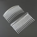 4.5cm*8cm 3.15 Inch 15teeth Arched Bar Plain Plastic Side Combs for DIY  Bridal Wedding Veil Combs
