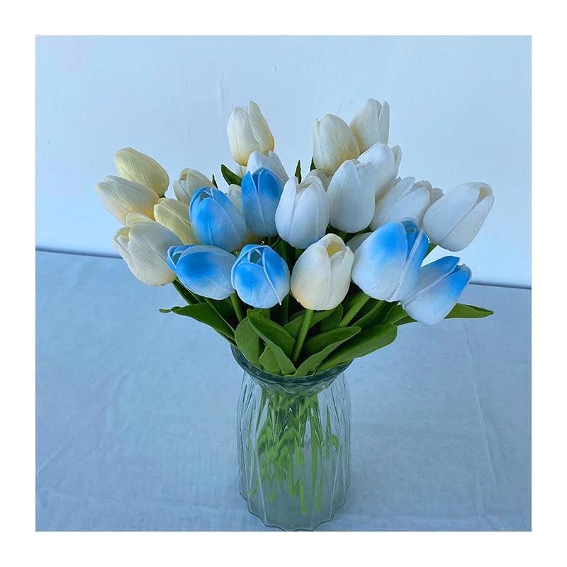 Single Pu Mini Tulip Wedding Decoration Artificial Flowers Decorative MegaBDM