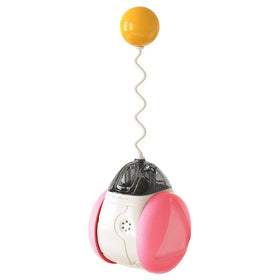 Eco-Friendly Bird Chirping Self-Balancing Cat Toy Multi-Function Interactive Electric Mobile Tumbler Catnip Made Durable Plastic