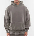 Cotton Boxy Fit Custom Logo Oversized Hoodie Pullover Heavyweight Hoodie Drop Shoulder Custom Men's Hoodies Sweatshirts