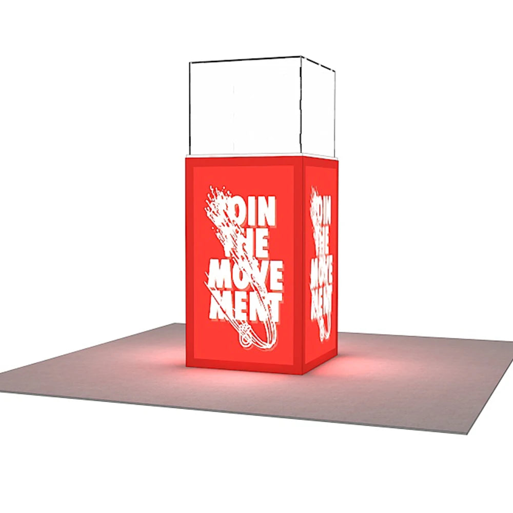 Portable Easy Assemble Aluminum LED Backlit Acrylic Plastic Trade Show Exhibition Display