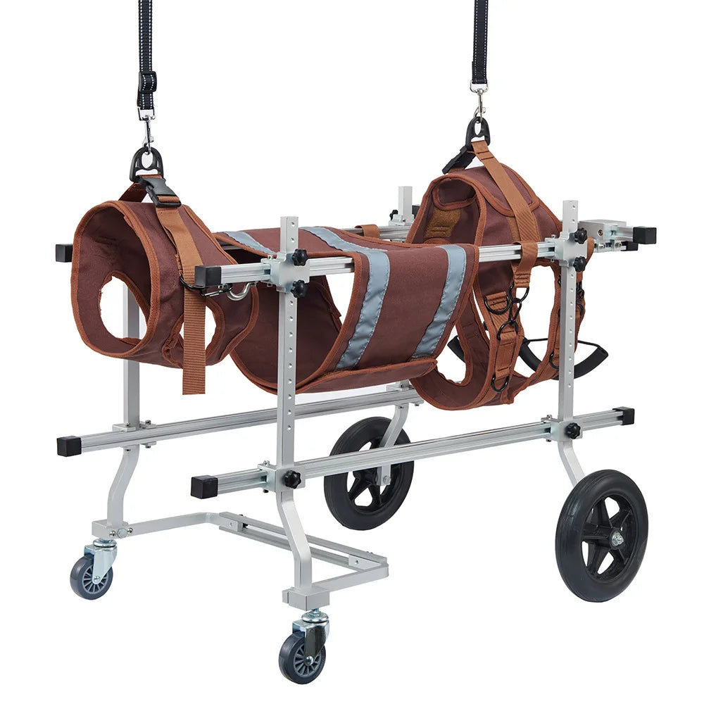 Customized Mobility Impaired Pet Assisted Walking Vehicle Large Dog Four-Wheeled Disability Assistance Vehicle Pet Cart