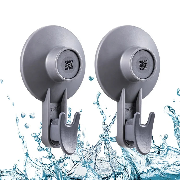 TAILI Wall Mounted Suction Wall Hook Vacuum Suction Cup Hook for Bathroom Clothes Hanger Shower Suction Cup Plastic Hook