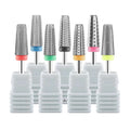 Synnex Nail Drill Bit Set Nail Art Grinding Head Brass Material Customizable Sizes Dead Skin Removal Kit for Manicure