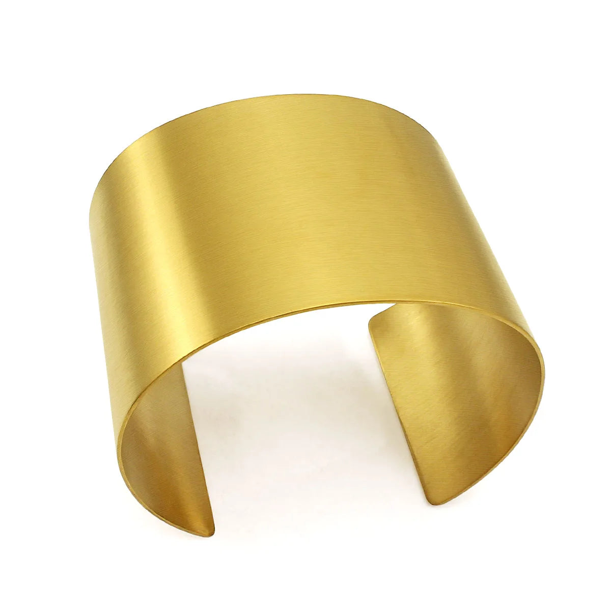 2021New Arrival Cuff Stainless Steel 50mm Width Pulseras Punk Bracelets Gold Color Bangles Jewelry