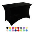 100% Polyester Table Cloths for Wedding and Party Black Rectangle Decorative Polyester Tablecloth and Banquet Chair Cover