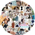 Newly 50PCS Popular USA Movie Decals for Car Bottle Laptop Decorative Pride and Prejudice Sticker