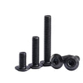 High Strength Material Oxidized Black Fine Thread Carriage Bolts Metric System Hexagon Countersunk Head Bolts