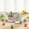 Easter Resin Lighted Spring Holiday Modern Transparent Gold Bunny Home Decor Ornament Customizable Design for Wholesale Buyers