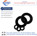 High-Strength Metal Flat Washer Zinc Plated Wedge Split Stamping DIN Standard Plain Steel Surface