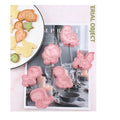 Party Decoration Home Made Dinosaur 3D Biscuit Cookie Cutter Mold Plastic Cartoon Baking Home Mold Pink 6 Different Shapes Eid