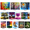CHENISTORY Hot Sale Diy Painting by Numbers Oil Diy Pictures Trees on Canvas No Frame Digital Painting Wall Decor