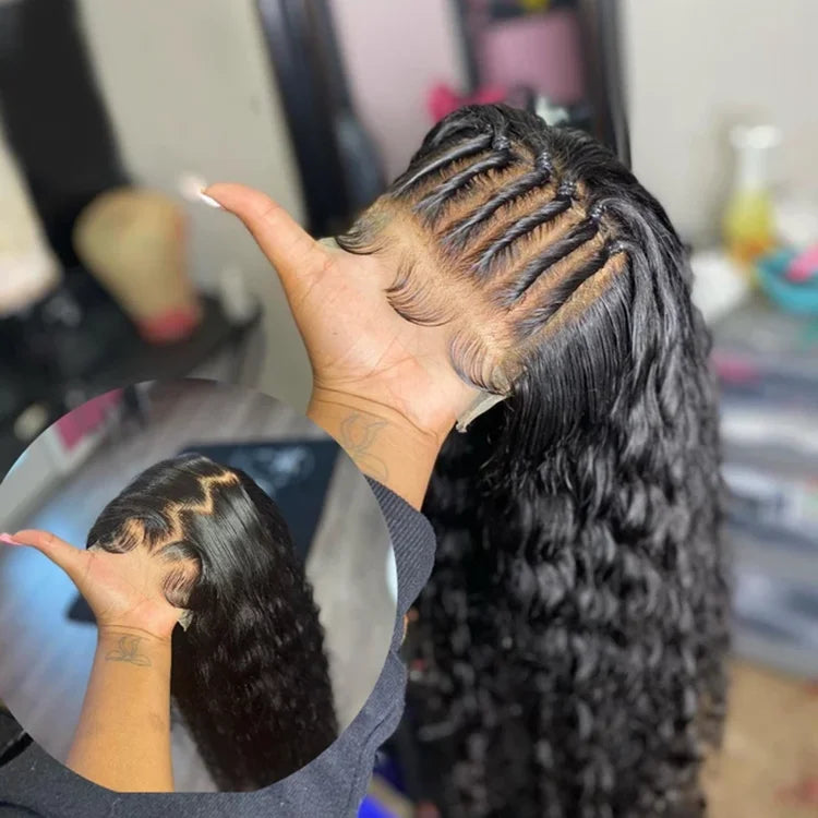 Easy Wear Glueless 5x5 6x5 13X4 Lace Closure Front Wigs Glueless Thin Hd Frontal Wig Human Hair Pre Plucked Wigs for Black Women