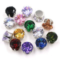 Wholesale Round Shape Zircon Rhinestones With Claw Setting for Jewelry Making MegaBDM