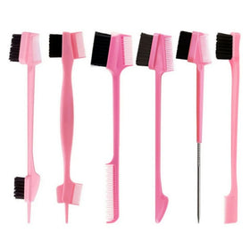 Many Kinds Double Sided Edge Control Hair Brush Comb Eyebrow Brush Smooth Comb Grooming Edge Brush
